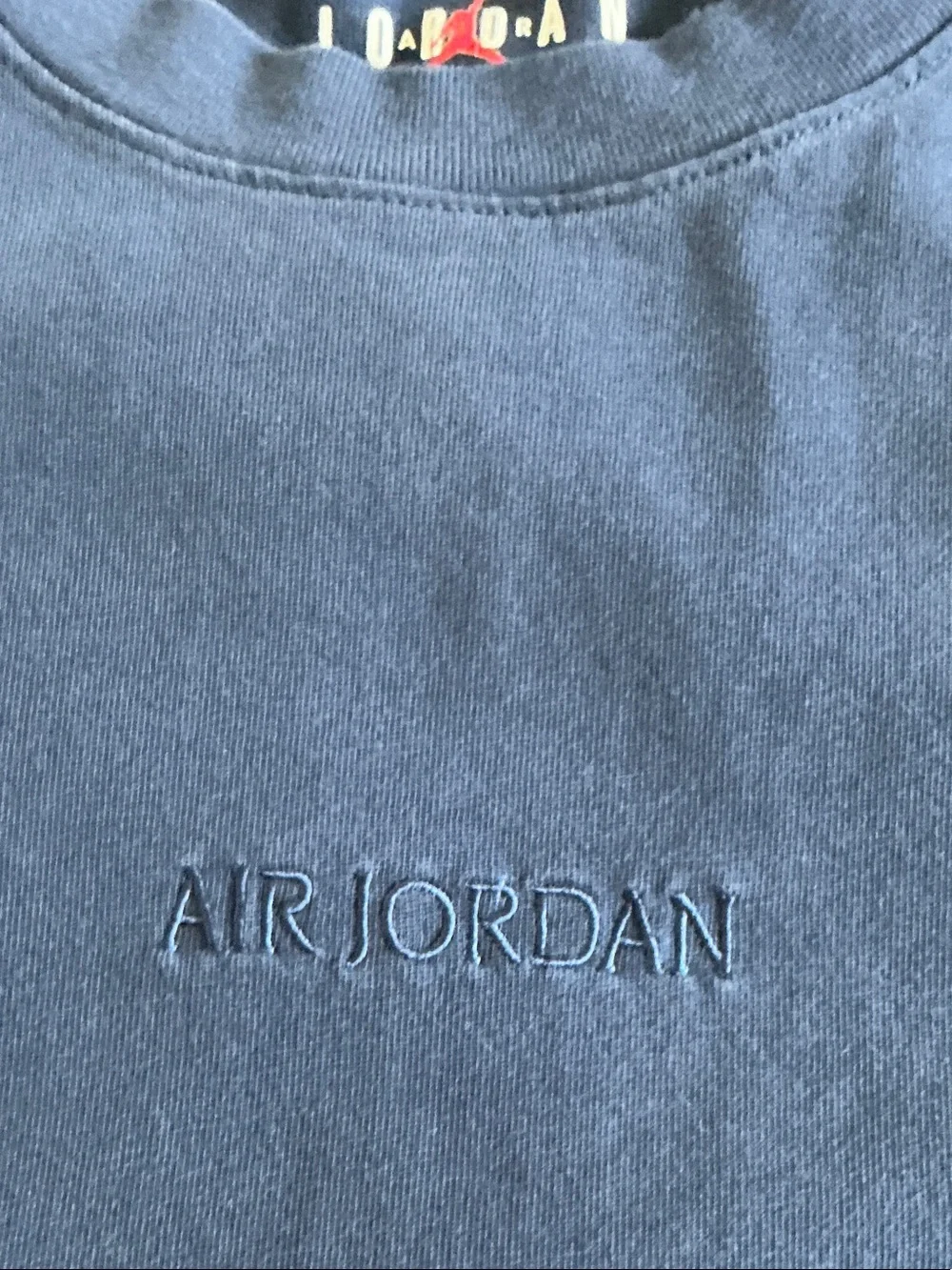 Jordan Navy Blue Short-Sleeve Crew T-Shirt